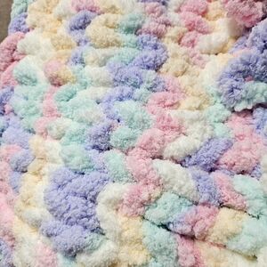 Colorful Pastel Chunky hand Knitted